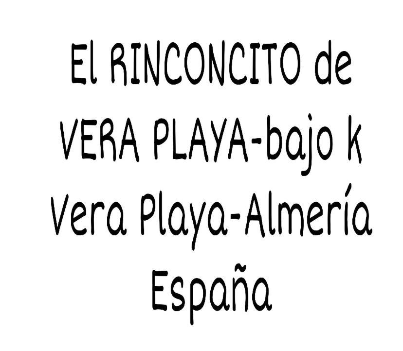 El Rinconcito De Vera Playa-Almeria Exterior foto